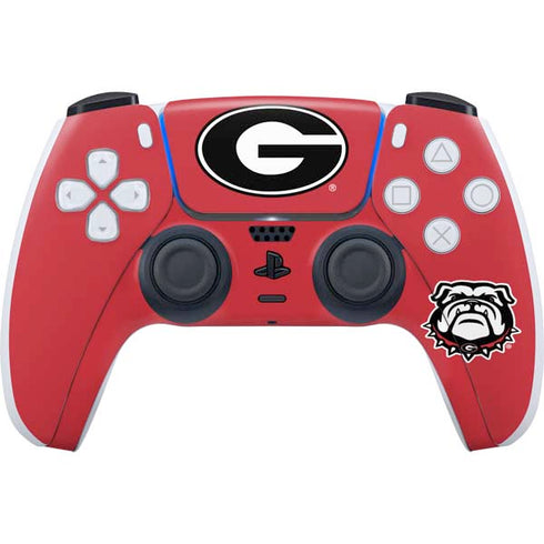 University of Georgia Logo Red PlayStation PS5 Skins