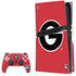 University of Georgia Logo Red PS5 Pro Disk Bundle Skin