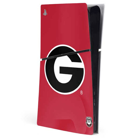 University of Georgia Logo Red PlayStation PS5 Skins
