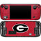 University of Georgia Logo Red Steam Deck Handheld Gaming Computer OLED Skin