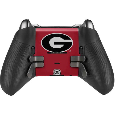 University of Georgia Logo Red Xbox Elite Wireless Controller Series 2 Skin