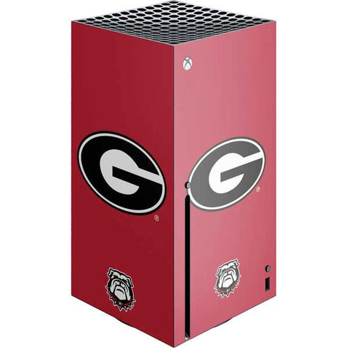 University of Georgia Logo Red Xbox Series X Skins