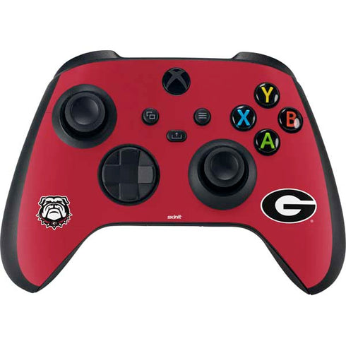University of Georgia Logo Red XBox Series X Digital Edition Bundle Skin
