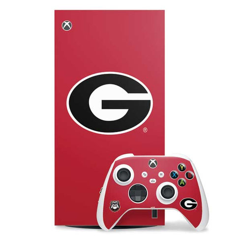 University of Georgia Logo Red Xbox Series X Skins