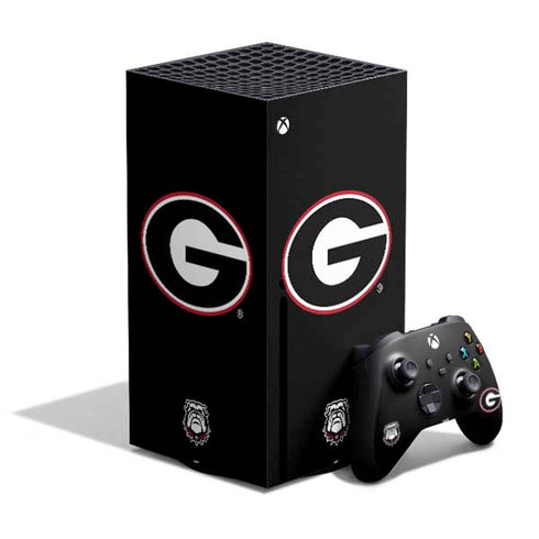 University of Georgia Logo XBox Series X Digital Edition Bundle Skin
