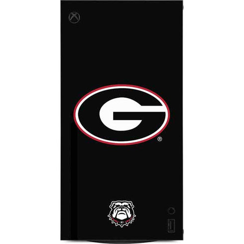 University of Georgia Logo XBox Series X Digital Edition Console Skin