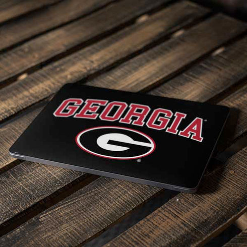 University of Georgia Collegiate Text Apple MacBook Air Skin
