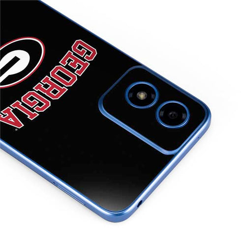 University of Georgia Collegiate Text Moto G Play 4G (2024) Skin