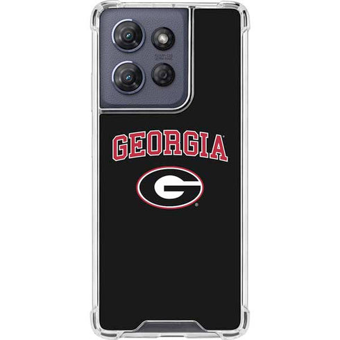 University of Georgia Collegiate Text Moto G Play 5G (2025) Clear Case