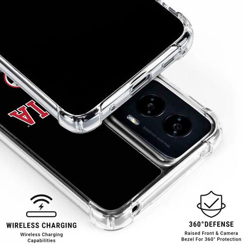 University of Georgia Collegiate Text Moto G Power 5G (2024) Clear Case