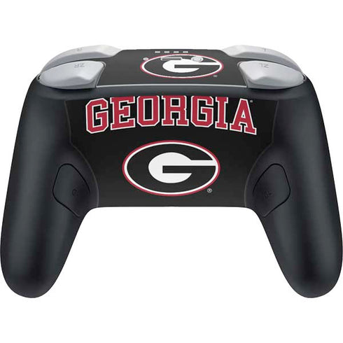 University of Georgia Collegiate Text Nintendo Switch 2 (2025) Pro Controller Skin