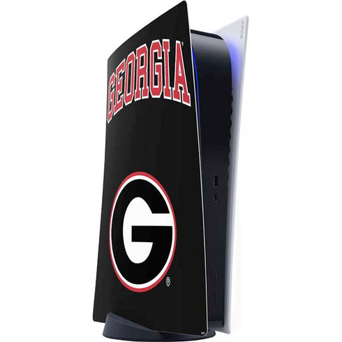 University of Georgia Collegiate Text PlayStation PS5 Skins