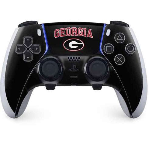 University of Georgia Collegiate Text PS5 DualSense Edge Pro Controller Skin