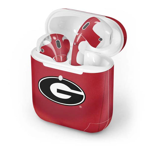 University of Georgia Red Jersey Apple AirPods 2 Skin