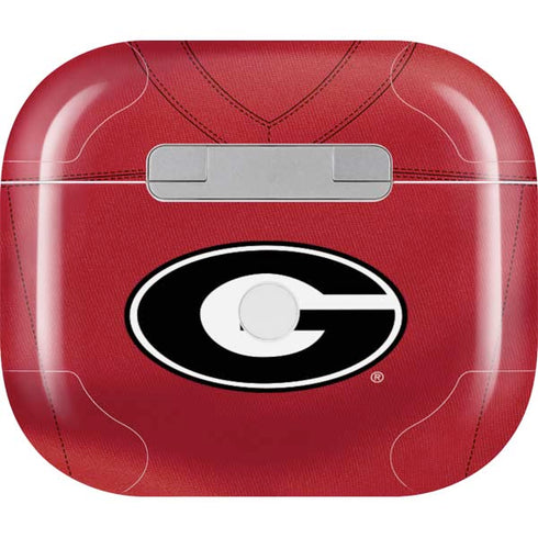 University of Georgia Red Jersey Apple AirPods (3rd Gen 2021) Skin