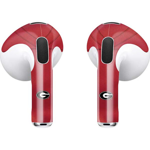 University of Georgia Red Jersey Apple AirPods (3rd Gen 2021) Skin