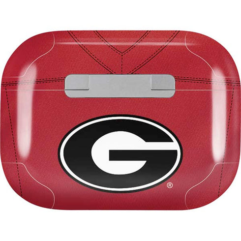 University of Georgia Red Jersey Apple AirPods Pro Skin