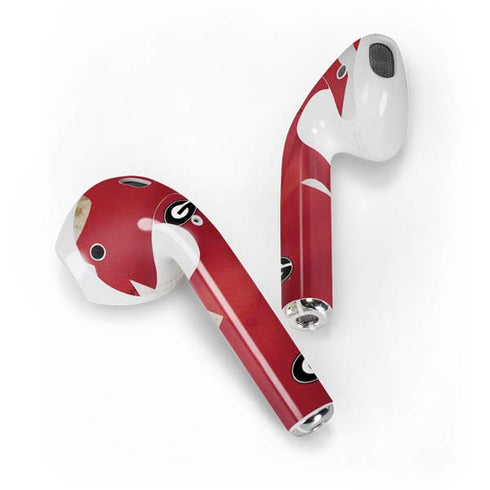 University of Georgia Red Jersey Apple AirPods Skin