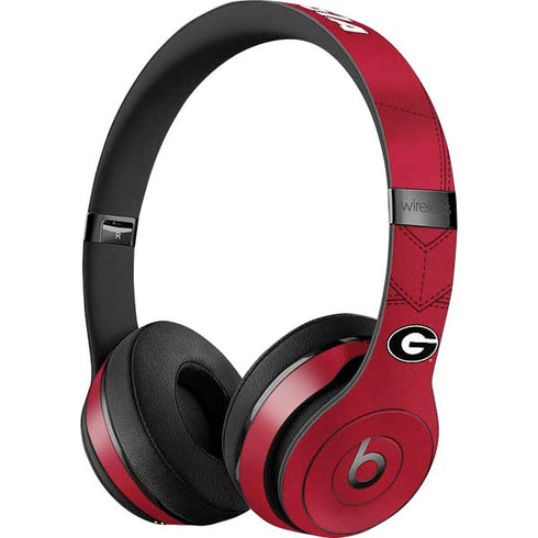 University of Georgia Red Jersey Beats Solo 3 Wireless Skin