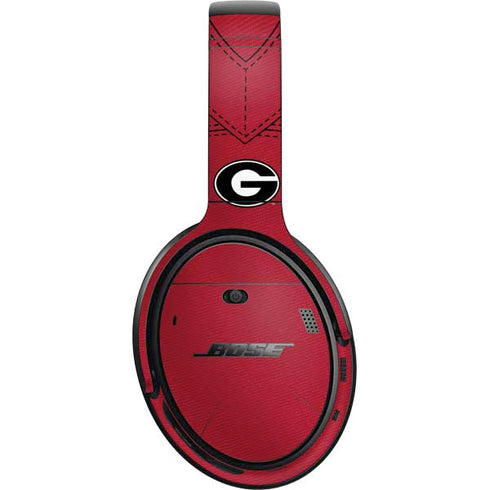 University of Georgia Red Jersey Bose QuietComfort 35 Headphones Skin
