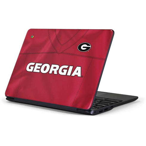 University of Georgia Red Jersey Samsung Chromebook Skin
