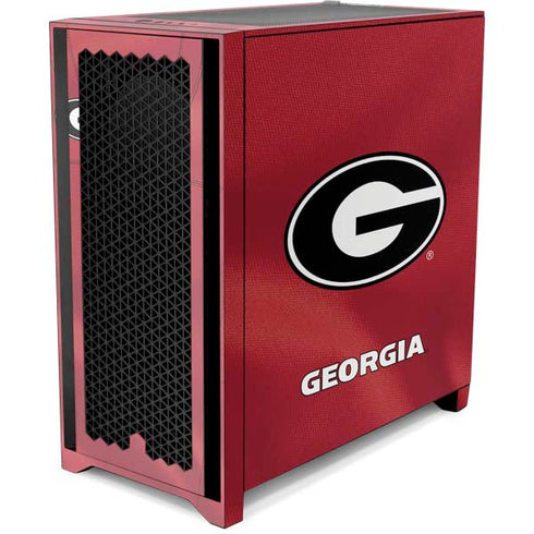 University of Georgia Red Jersey Corsair 4000D Tempered Glass Mid-Tower ATX Case Skin