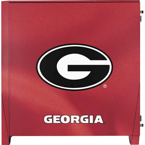University of Georgia Red Jersey Corsair 4000D Tempered Glass Mid-Tower ATX Case Skin