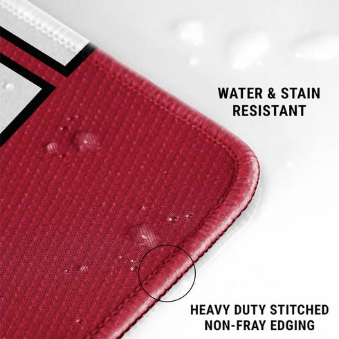 University of Georgia Red Jersey Gaming Mouse Pad