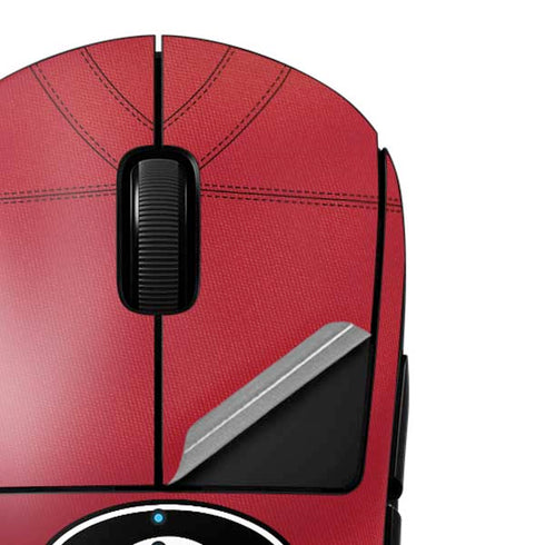 University of Georgia Red Jersey G Pro Wireless Gaming Mouse Skin