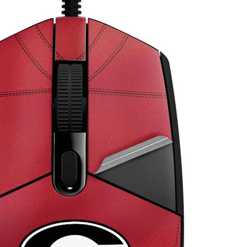 University of Georgia Red Jersey G203 Prodigy RGB Wired Gaming Mouse Skin