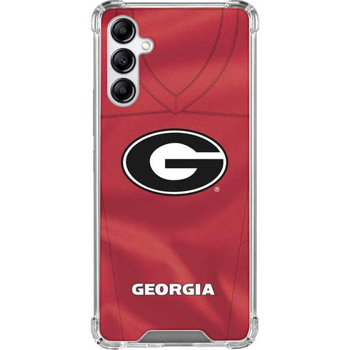 University of Georgia Red Jersey Gabb Phone 4 Clear Case