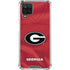 University of Georgia Red Jersey Galaxy A12 Clear Case