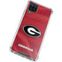 University of Georgia Red Jersey Galaxy A12 Clear Case