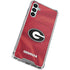 University of Georgia Red Jersey Galaxy A14 5G Clear Case