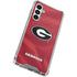 University of Georgia Red Jersey Galaxy A16 5G Clear Case