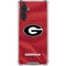 University of Georgia Red Jersey Galaxy A17 Clear Case