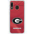 University of Georgia Red Jersey Galaxy A20 Clear Case