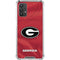 University of Georgia Red Jersey Galaxy A32 5G Clear Case