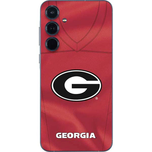 University of Georgia Red Jersey Galaxy A35 5G Skin
