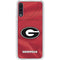 University of Georgia Red Jersey Galaxy A50 Clear Case