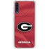 University of Georgia Red Jersey Galaxy A50 Clear Case