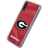 University of Georgia Red Jersey Galaxy A50 Clear Case