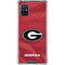 University of Georgia Red Jersey Galaxy A51 5G Clear Case
