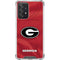 University of Georgia Red Jersey Galaxy A52 5G Clear Case
