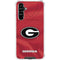 University of Georgia Red Jersey Galaxy A54 5G Clear Case