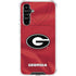 University of Georgia Red Jersey Galaxy A54 5G Clear Case