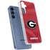 University of Georgia Red Jersey Galaxy A55 5G Clear Case