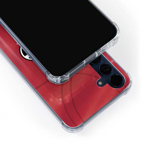 University of Georgia Red Jersey Galaxy A55 5G Clear Case