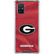 University of Georgia Red Jersey Galaxy A71 5G Clear Case