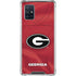 University of Georgia Red Jersey Galaxy A71 5G Clear Case